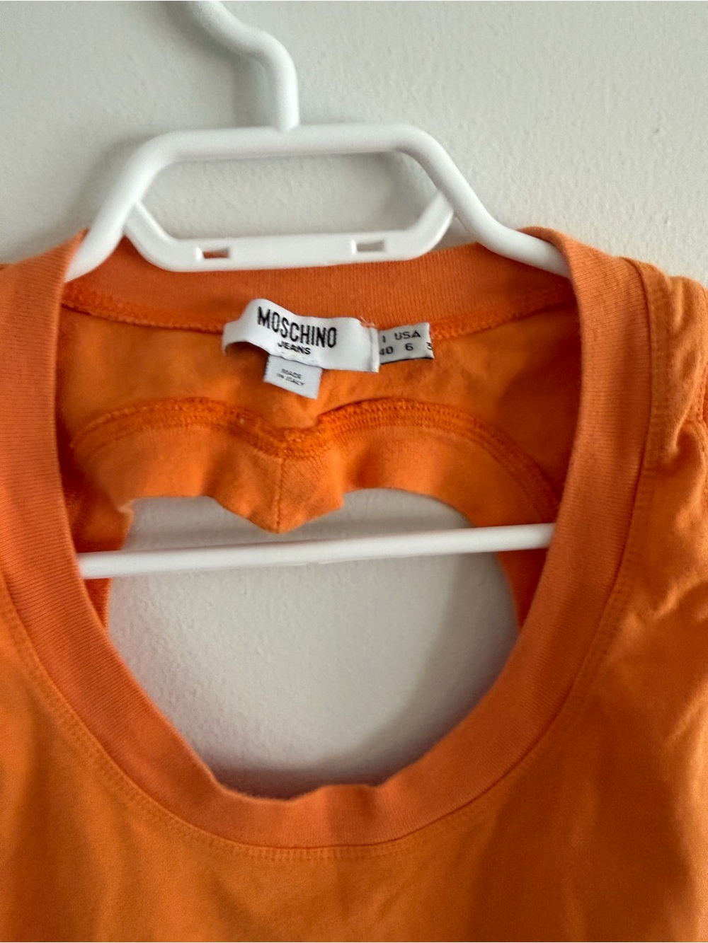 Vintage Moschino Heart Cutout Tank - Picture 3 of 5